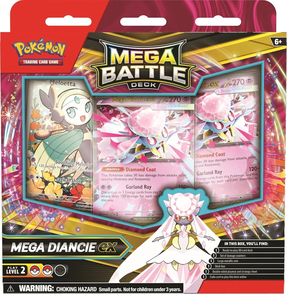 Pokémon TCG Mega Battle Deck Mega Diancie EX Ingles