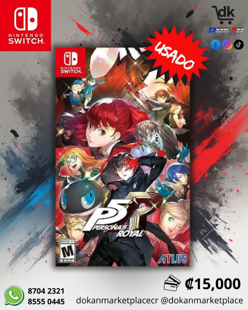 Persona 5 Royal Nintendo Switch Usado