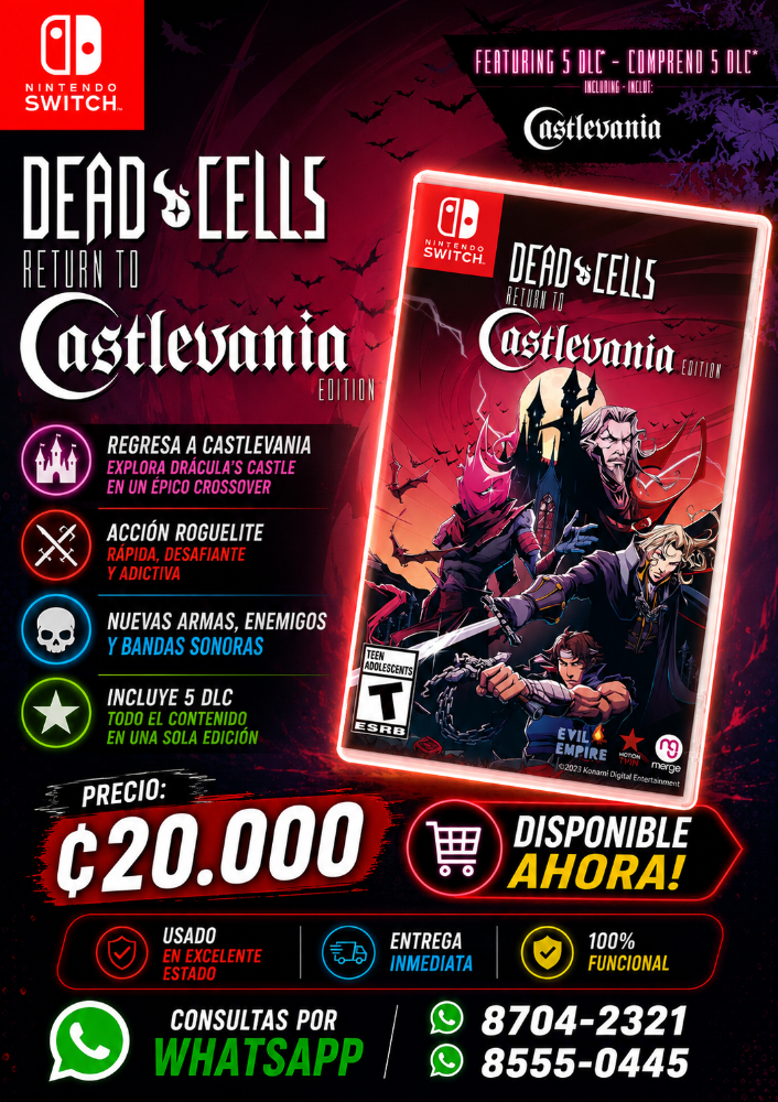 Dead Cells return To Castlevania Edition Nintendo Swith Usado