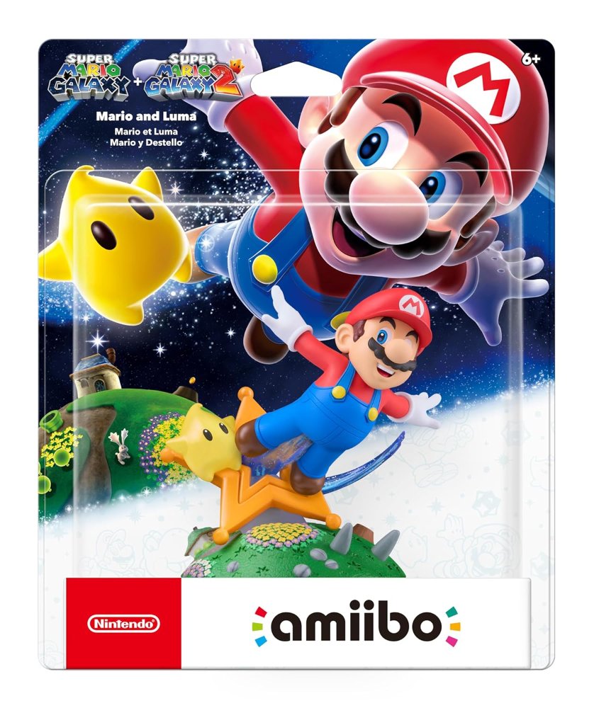 Amiibo Mario & Luma Super Mario Galaxy + Super Mario Galaxy2 Series