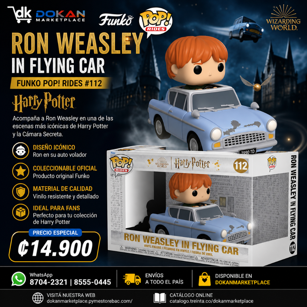 Ron Weasley In Flying Car Funko Pop 112