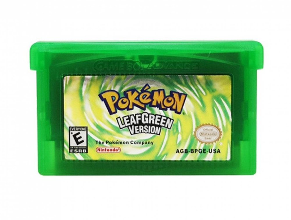 Pokemon Leaf Green Version Game Boy Advance Repro