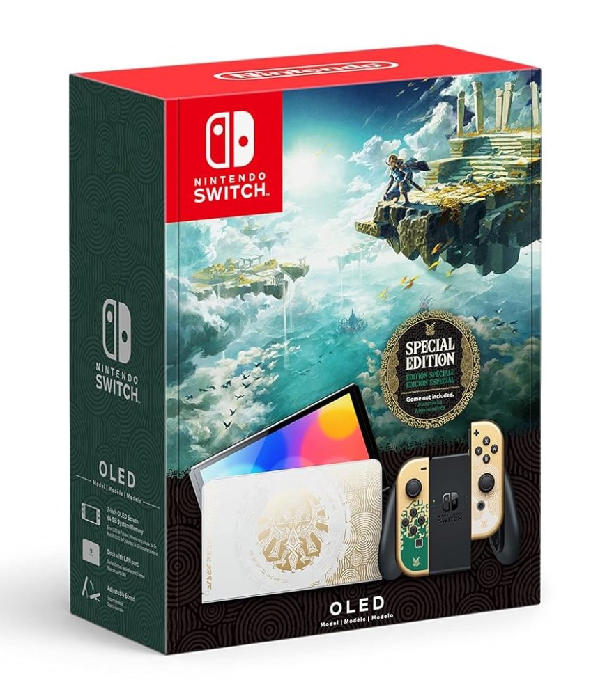 Nintendo Switch Oled Zelda Special Edition Totk 64 Gb Americana
