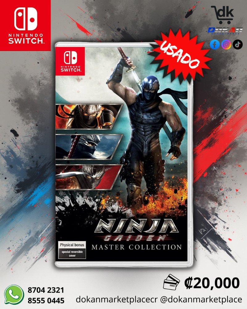 Ninja Gaiden Master Collection Nintendo Switch Usado