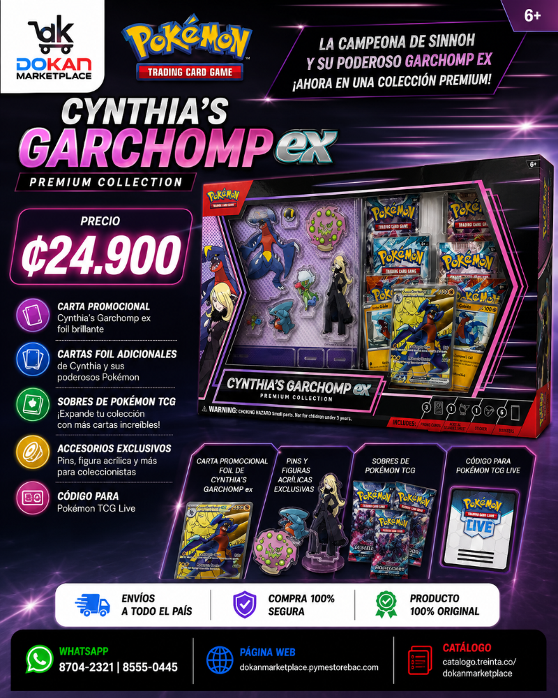 Pokémon TCG Cynthia’s Garchomp EX Premium Collection