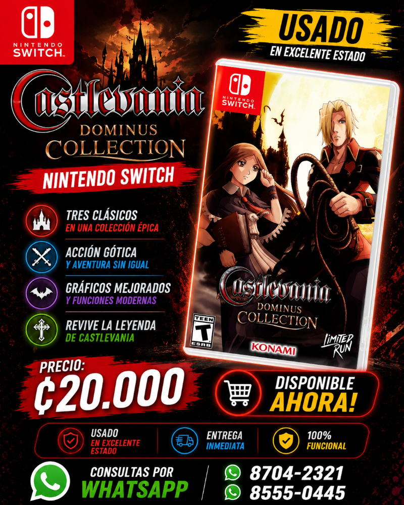 Castlevania Dominus Collection Nintendo Switch Usado