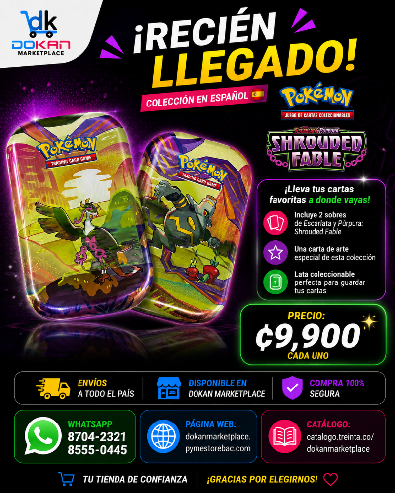 Pokémon TCG SV Shroud Fable Mini Tin Español
