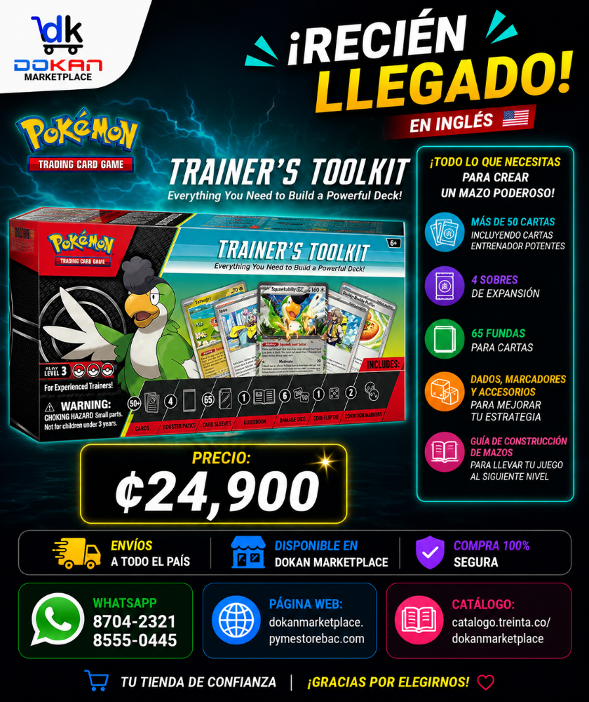 Pokémon TCG Trainer’s Toolkit Squawkabilly Ex Inglés