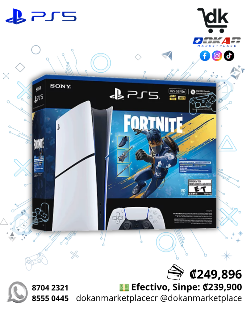 Play Station 5 Slim Digital Flowering Chaos Bundle