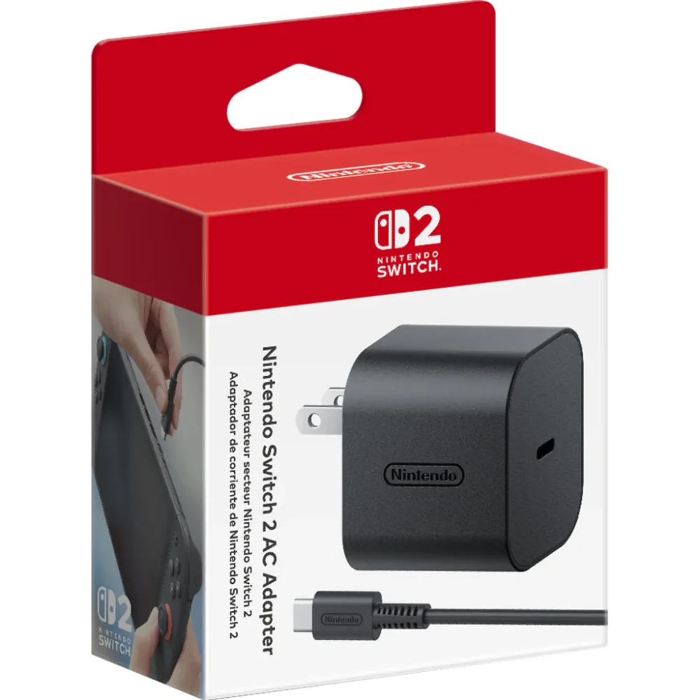 Cargador De Pared Nintendo Switch 2 Ac Adapter