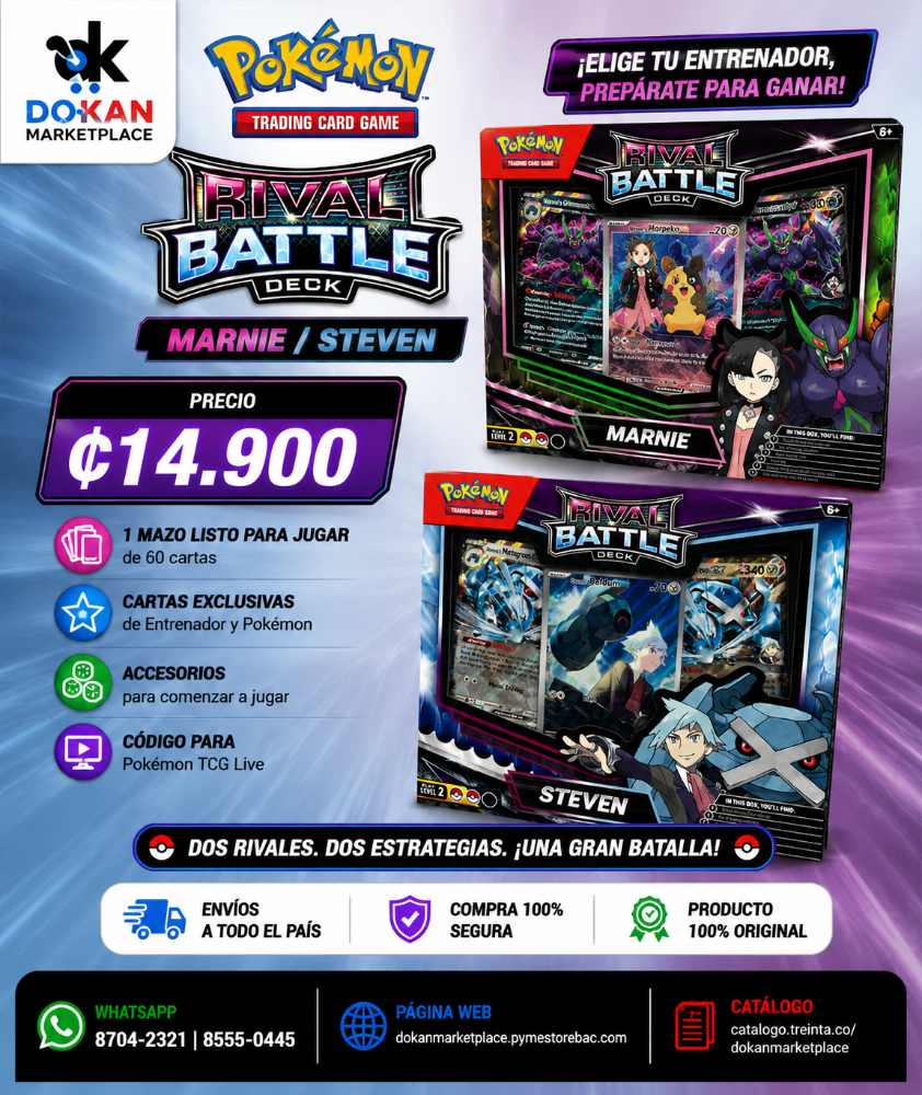 Pokémon TCG Rival Battle Deck Marine - Steve