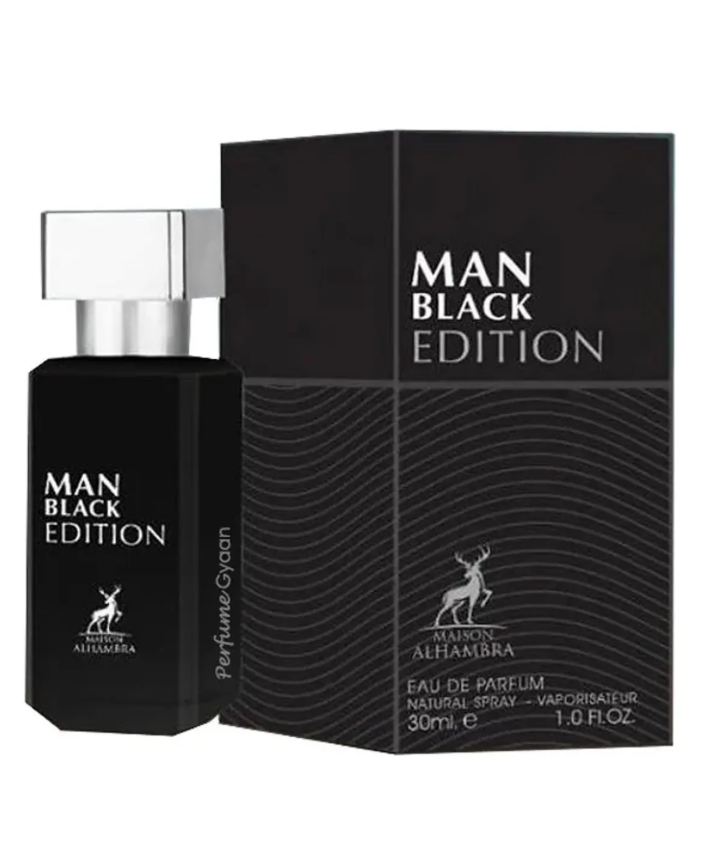 Maison Alhambra Man Black  Edition EDP Masculino 30ml
