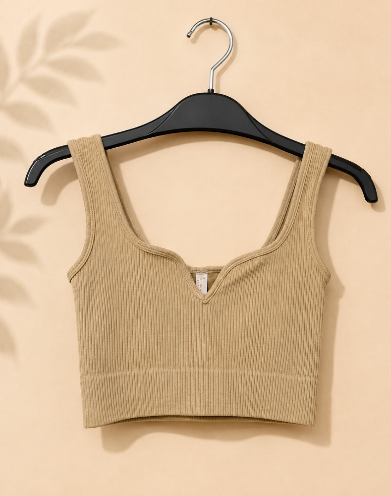 CROP TOP CAMEL