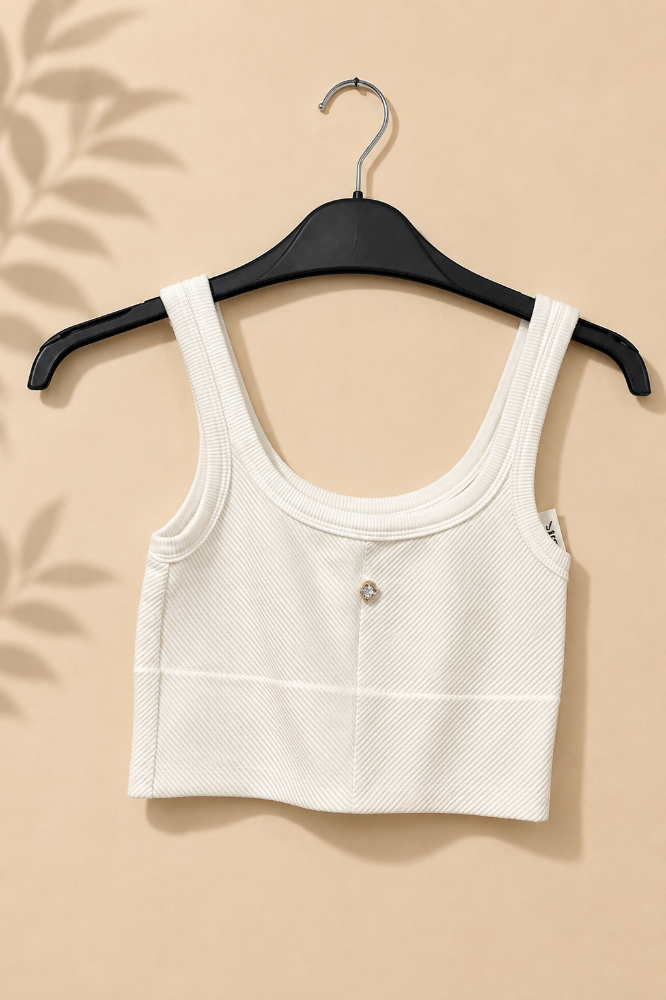 CROP TOP BLANCO DK
