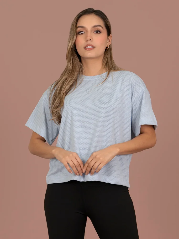 GF1036 - Camiseta panal celeste