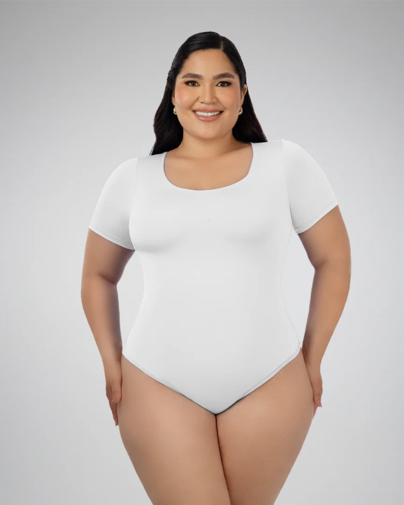 BC8009 - Body control básico manga corta cuello redondo blanco