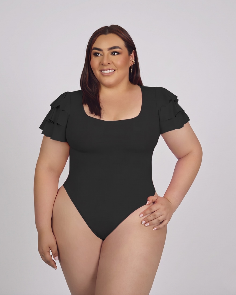 BC7022 - Body control manga boleros - Negro
