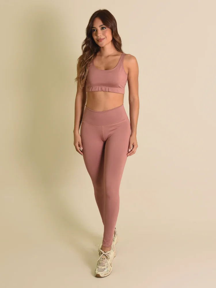 GF2007 - Set Legging - Rosa Vieja