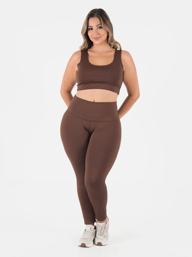 GF4005 - Set legging chocolate unicolor