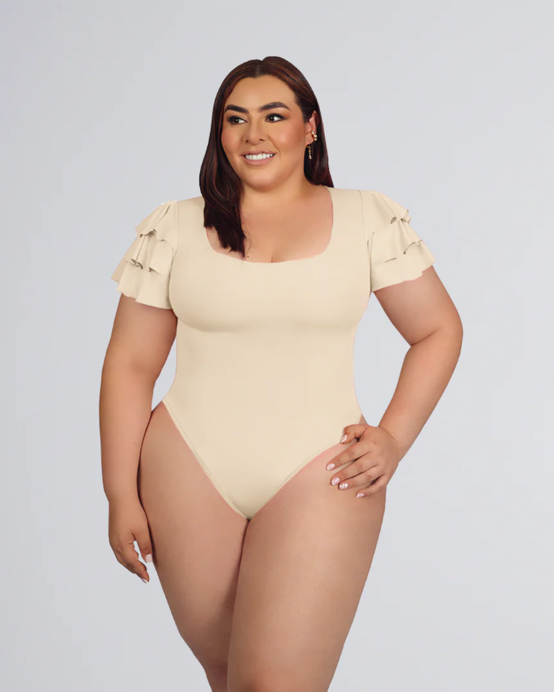 BC7024 - Body control manga boleros - Beige
