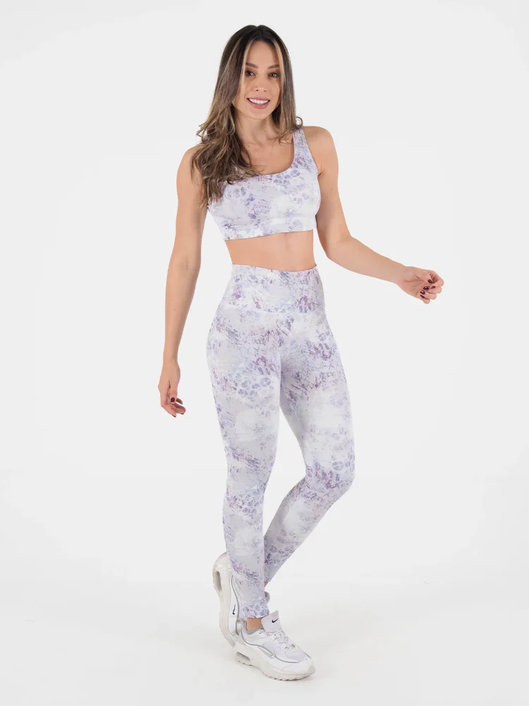 GF2025 - Set Legging - Lila / Blanco