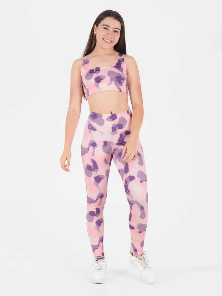 GF2017 - Set Legging - Lila / Rosado