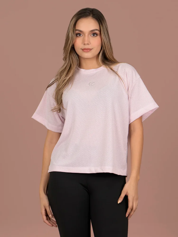 GF1035 - Camiseta panal rosada