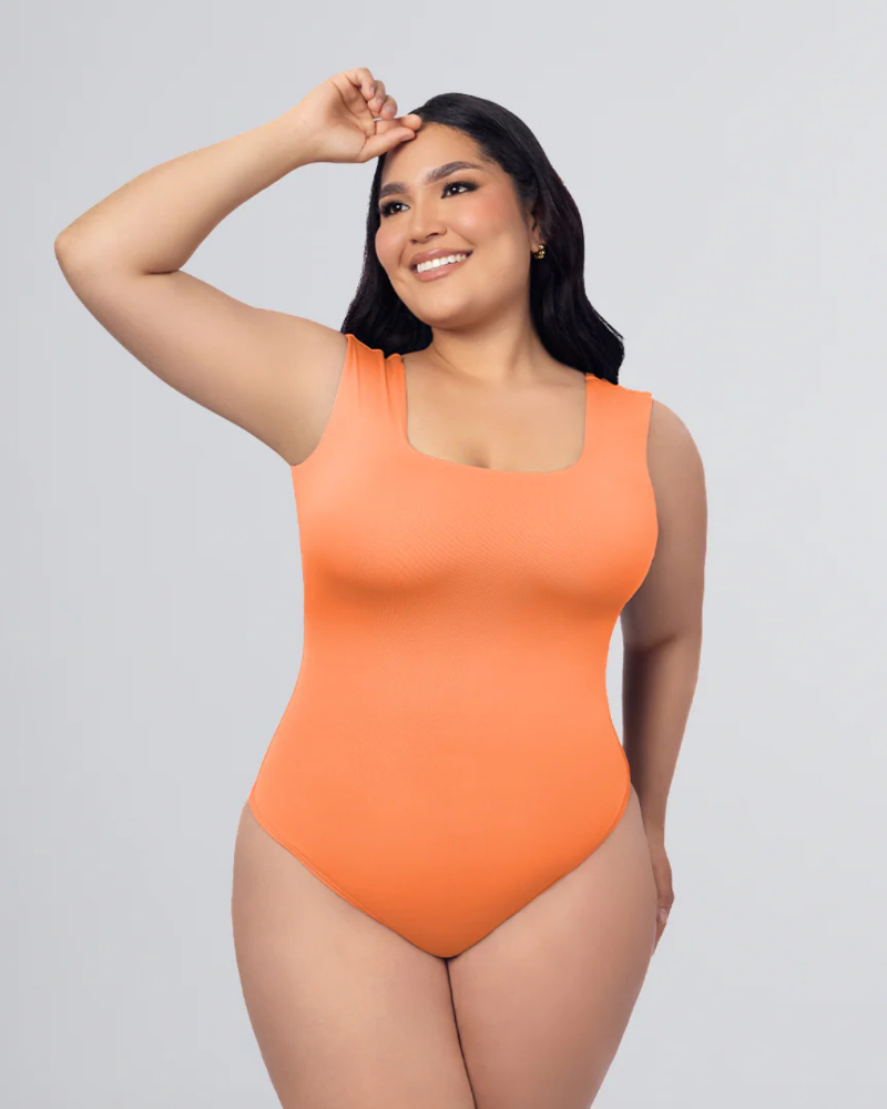 BC7020 - Body control básico sin manga - Mandarina