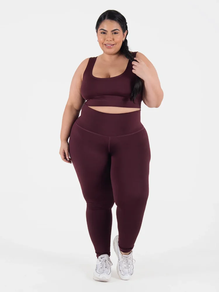 GF4006 - Set legging morado unicolor