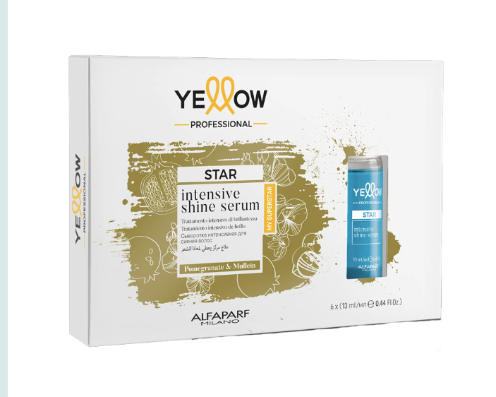 YELLOW STAR INTENSIVE SHINE SERUM 6X13ML