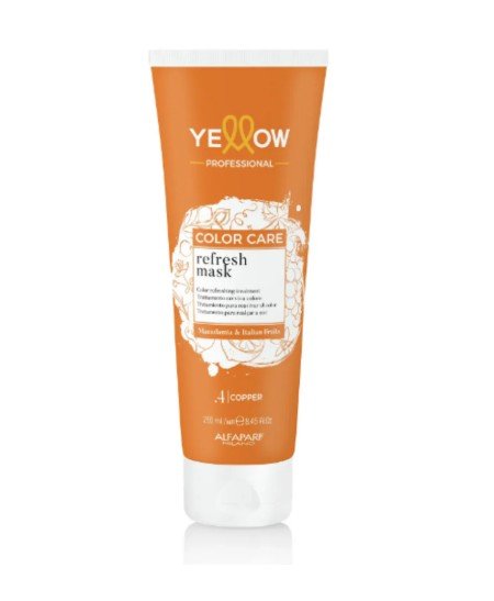 YELLOW COLOR CARE REFRESH MASK 250ML .4/COPPER colores cobres