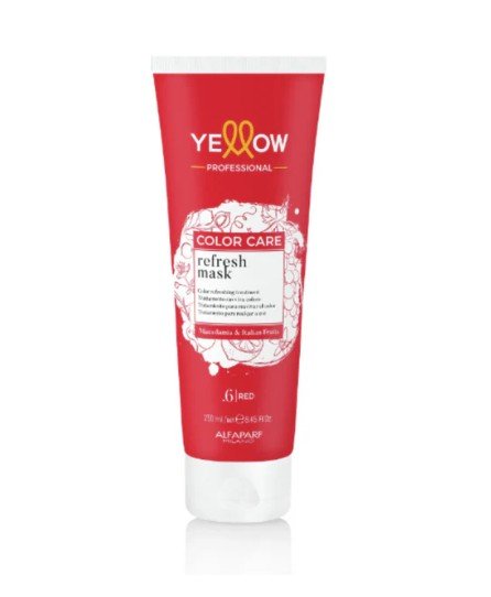 YELLOW COLOR CARE REFRESH MASK 250ML 6-RED vivacidad de los rojos