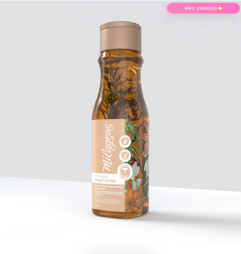SHAMPOO MILAGRO HERBAR MILAGROS 450ML