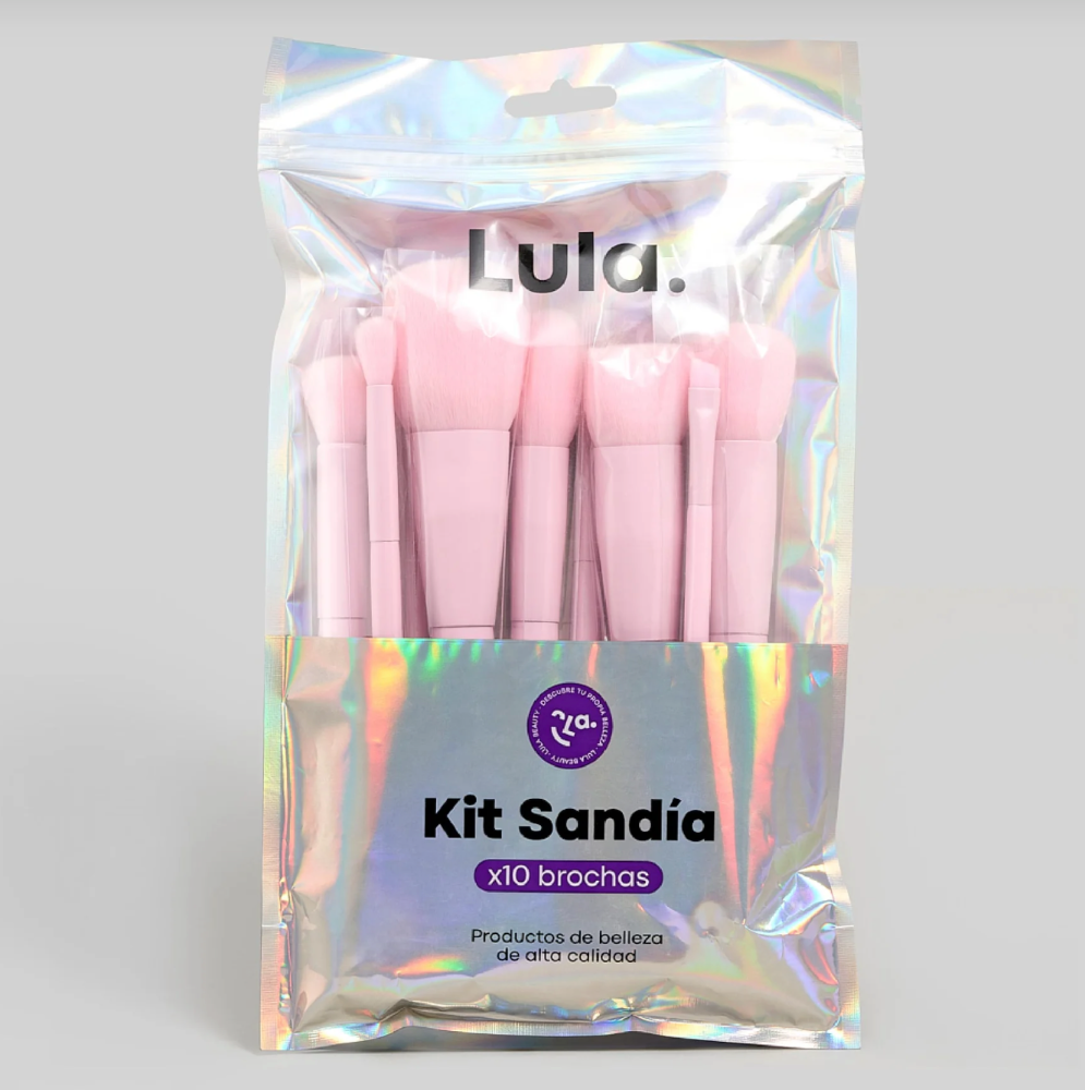 KIT DE BROCHAS LULA SANDIA X10 PCS
