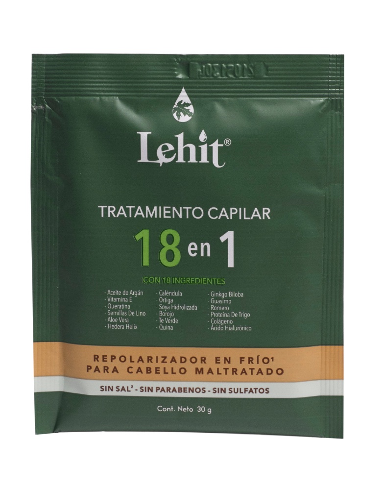 SOBRE TRATAMIENTO CAPILAR LEHIT 18 EN 1
