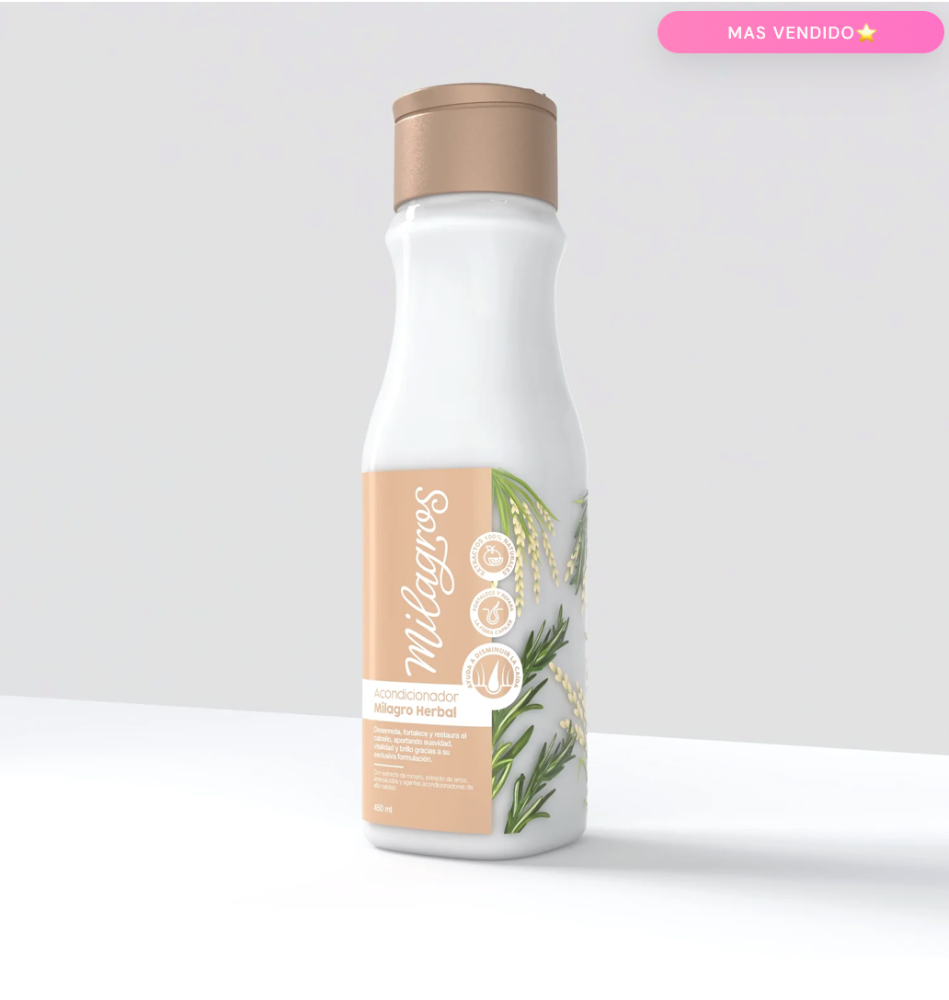ACONDICIONADOR MILAGRO HERBAL 450ML