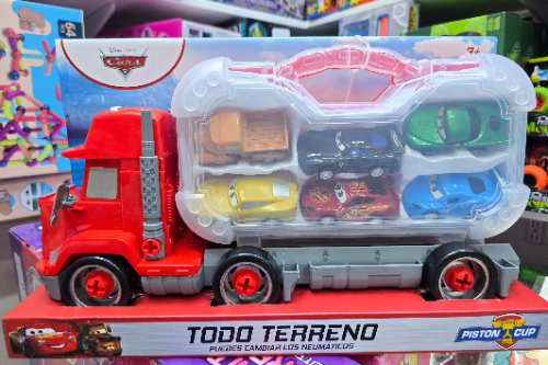 cars camion maleta