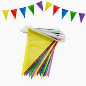 banderin de plastico colores octubre