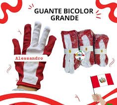 guante rojo & blanco T8 abril