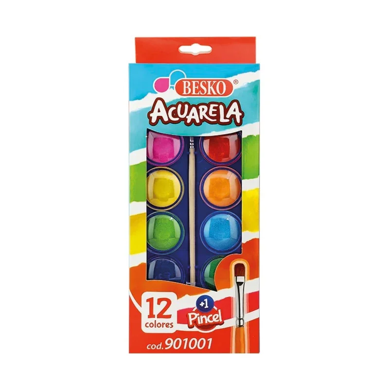 acuarela besko caja x12 agosto