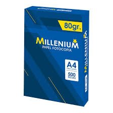 hojas bond azul x500 millenium