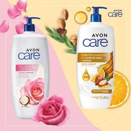 crema corporal avon 1lt octubre