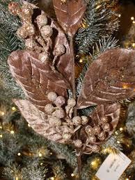 hojas escarchadas navidad dic