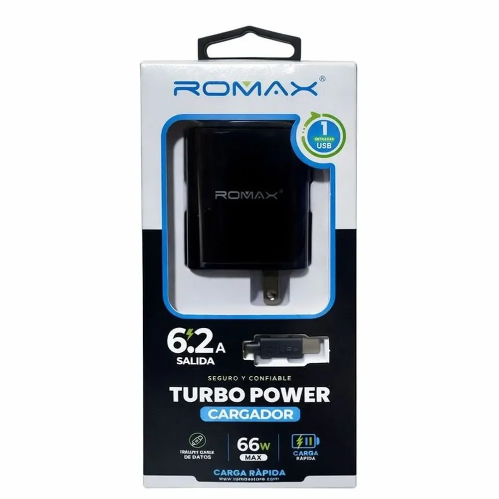 cargador romax Tc 100w agosto