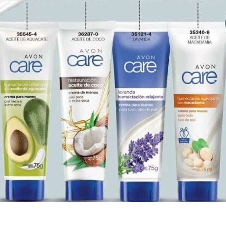 crema de manos care avon 75g nov