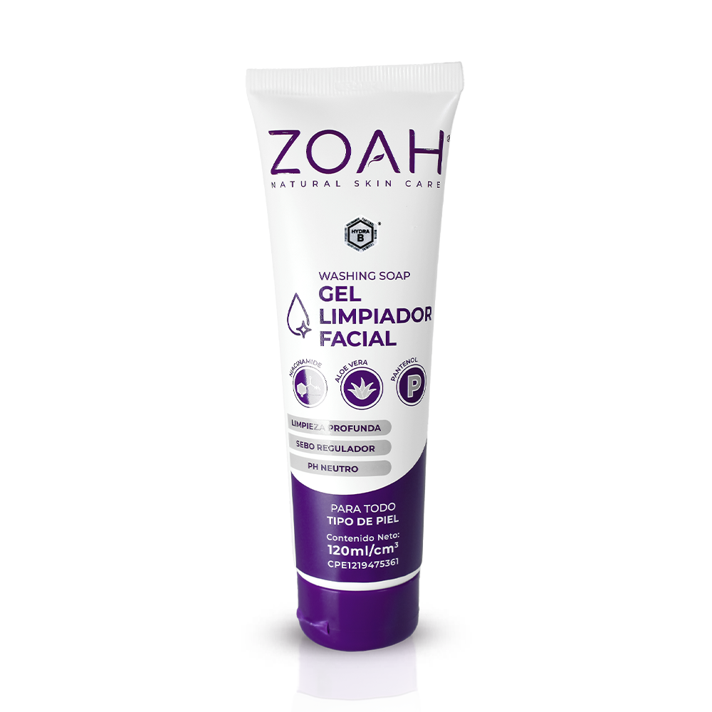 Gel limpiador facial de niacinamida