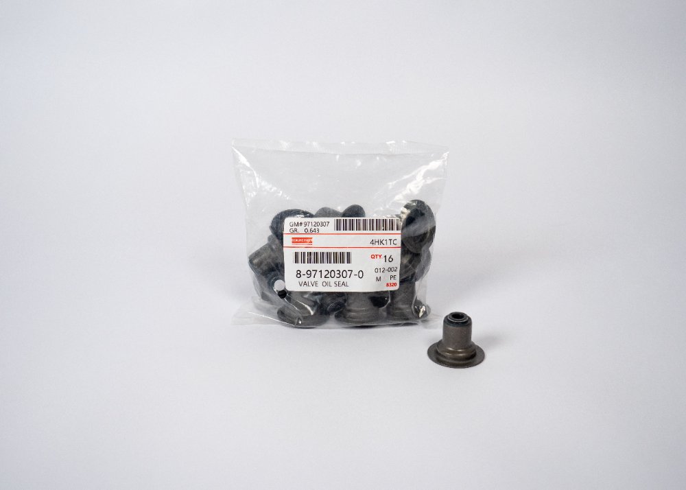 SET DE 16 SELLOS DE VALVULA DE CAMPANA 4HK1