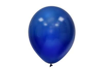GLOBO LATEX STD 9´´ AZUL X50