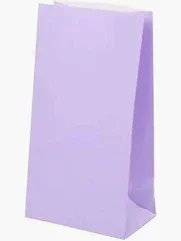 BOLSITA DE PAPEL LILA PASTEL X10