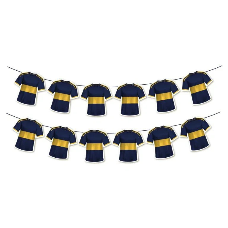 BANDERIN CAMISETAS BOCA X12